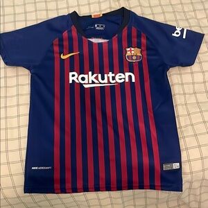 Nike Kids Barcelona Blue and Red Jersey